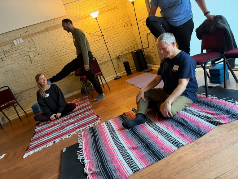 Put your feet on your friends: partner massage workshop
